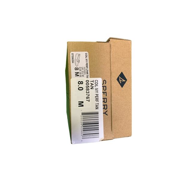 New Sperry Coil Ivy Perf Leather Tan women’s boat shoes size 8 - Picture 3 of 10